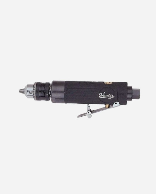 Master Palm 3/8 inch Straight Inline Air Drill, 2500 RPM, 0.5HP - Non-Reversible Air Drills