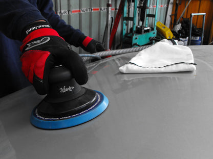 Master Palm Heavy Duty 5" Dual Action Random Orbital Palm Dust Collect Sander, 1.2 Hp, 0.1 Orbit Size - 57550 - USD $280 - Master Palm Pneumatic
