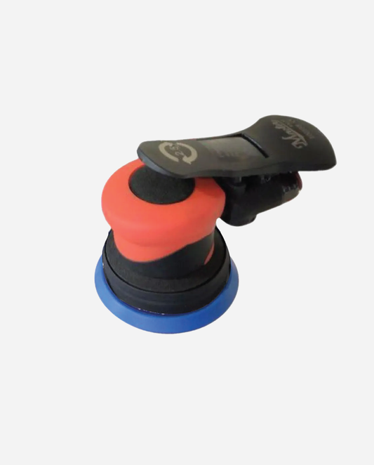 Industrial Safety 5-inch Air Palm Sander, 11000RPM, 0.2 Orbit Size, Hook and Loop Pad, Central Dust Collector System