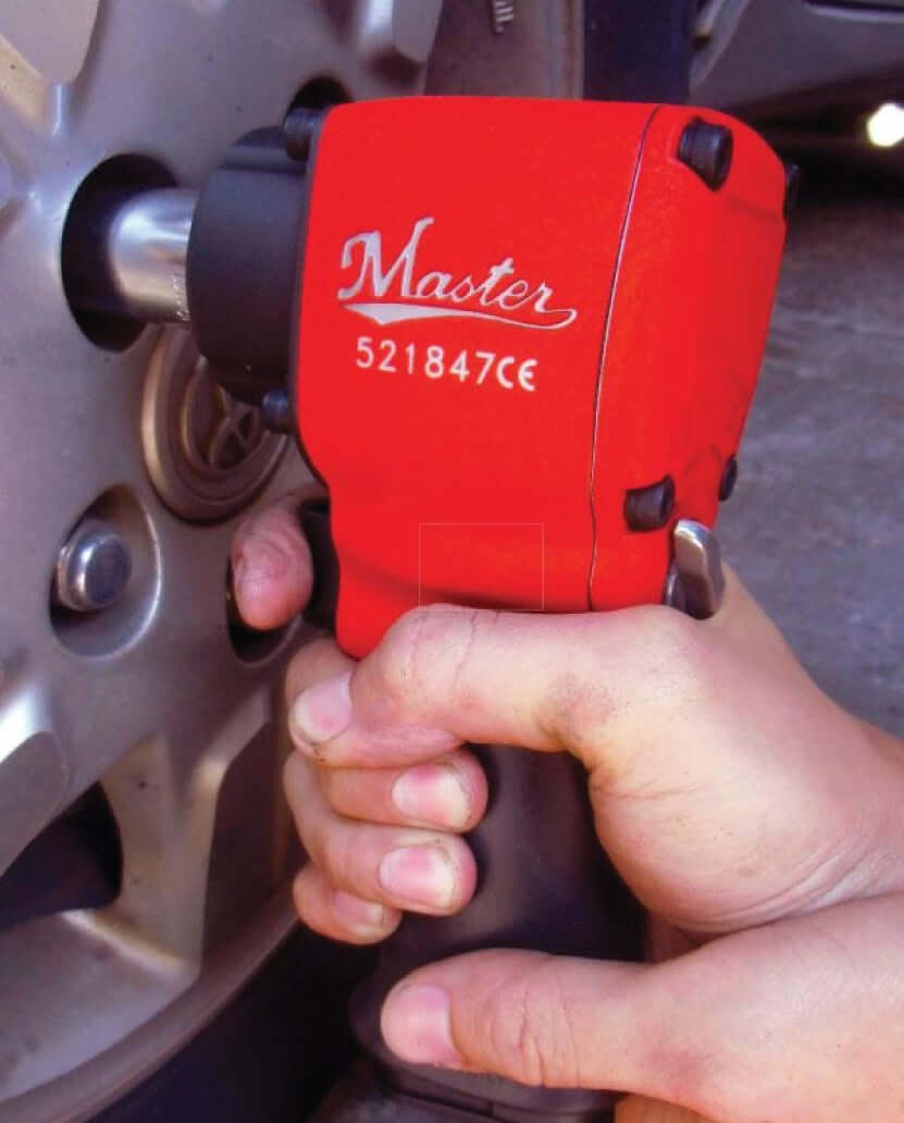 Master Palm 68530 1/2" Small Twin Hammer Air Impact Wrench, Max. 550 Ft/lb Torque - 68530 - USD $225 - Master Palm Pneumatic