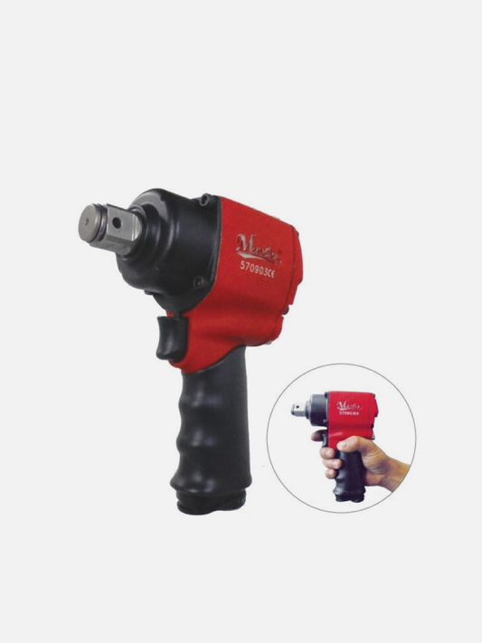 High Torque 3/4" Mini Twin Hammer Air Impact Wrench With Fast Speed, Max. 1100 Ft/lb Torque, 9000RPM, 7.1CFM - Low Air Consumption Air Impact Wrench
