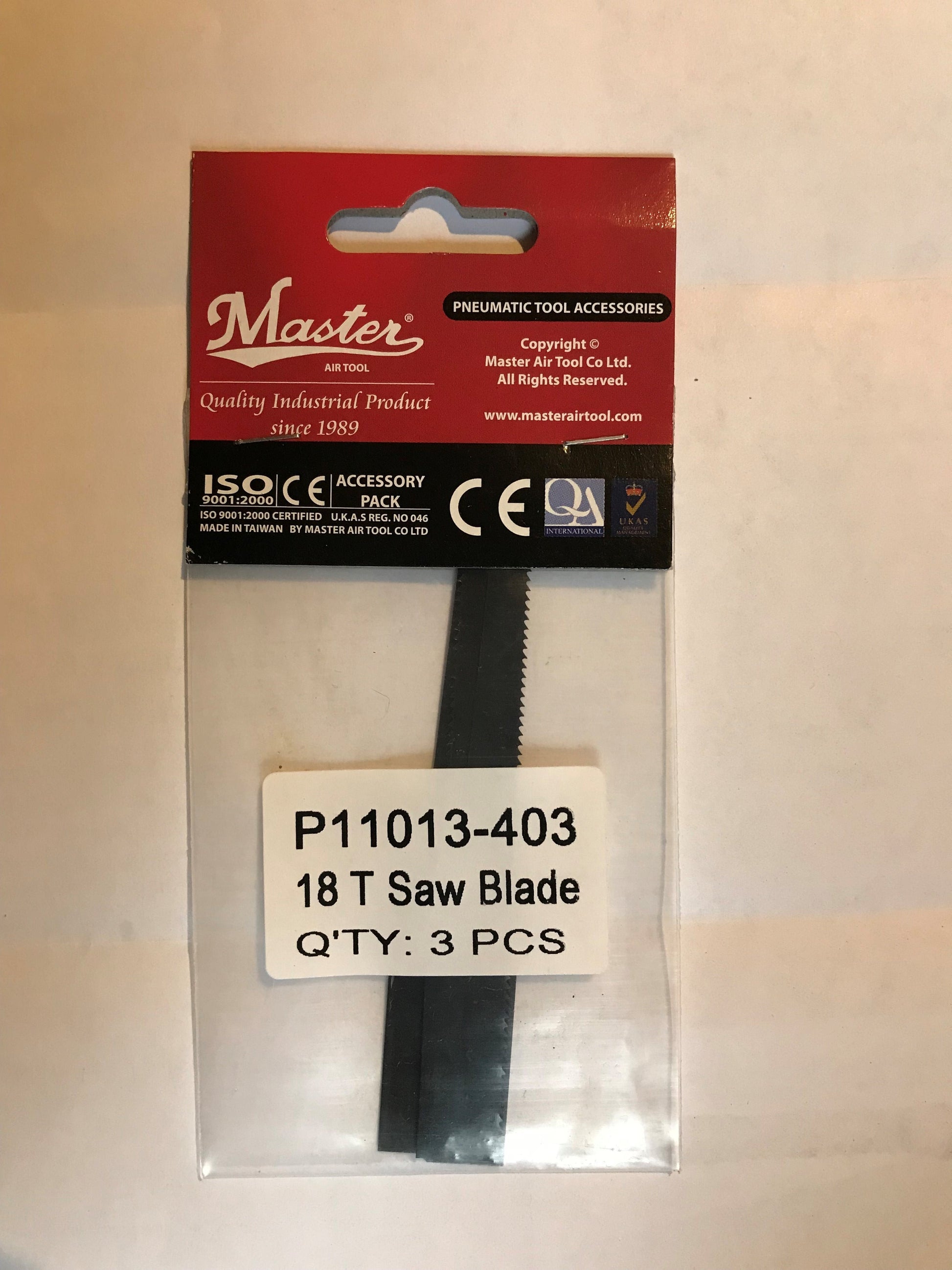 Pneumatic Reciprocating Saw Blade Set - MSA-P11013-403 - USD $12.5 - Master Palm Pneumatic