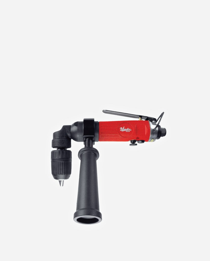 Master Palm 28500K Industrial 3/8" 90 Degree right Angle Air Drill Reversible with Quick Change Chuck and side Handle, 1700 - 28500K - USD $248.5 - Master Palm Pneumatic