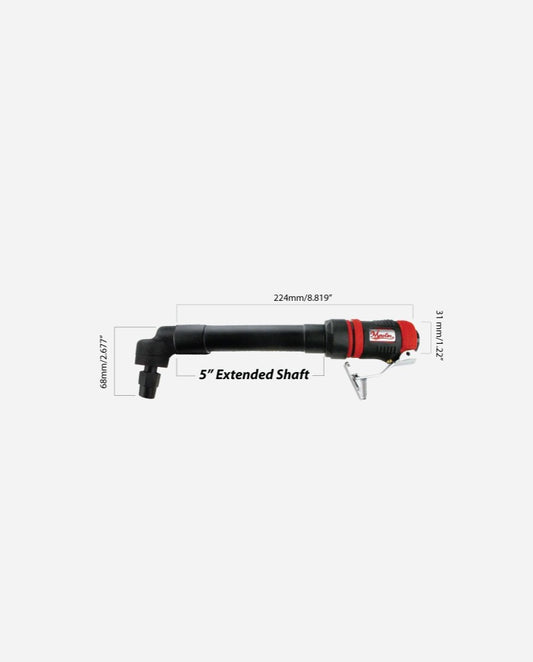 Long Neck Right Angle Extended Air Die Grinder With 5-inch Shaft, 20000RPM - 38390