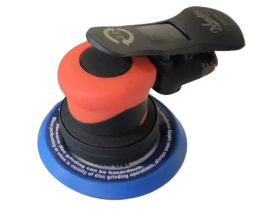 Master Palm 58500 Industrial Safety Anti-static Low Air Consumption Dual Orbit Air Palm Sander, 5-inch, Hook and Loop Pad